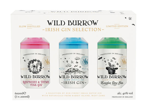 Wild Burrow Irish Gin Selection