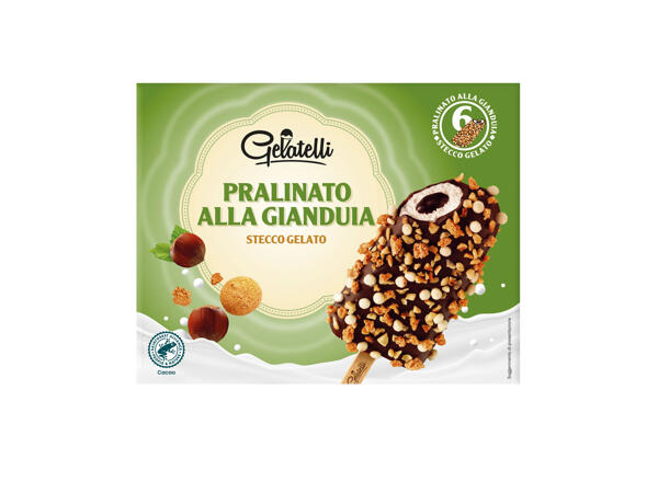 Ice cream with gianduja