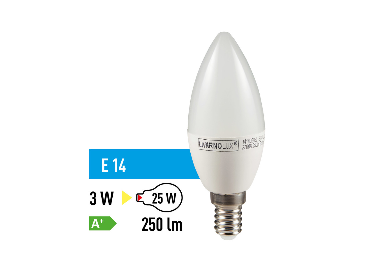 LED žárovka 3 W