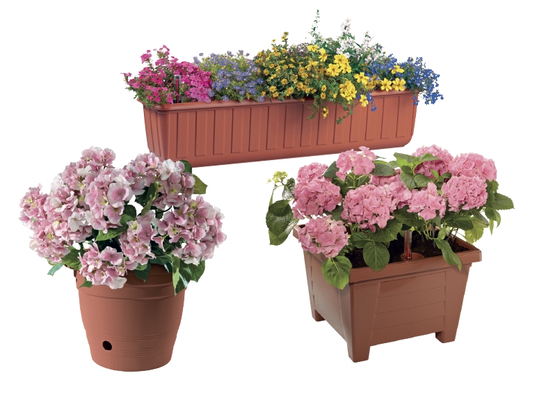 FLORABEST Self-Watering Flower Box, Planter or Plant Pot