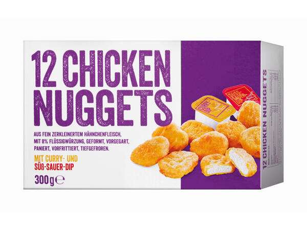 Chicken Nuggets with dip Sauces
