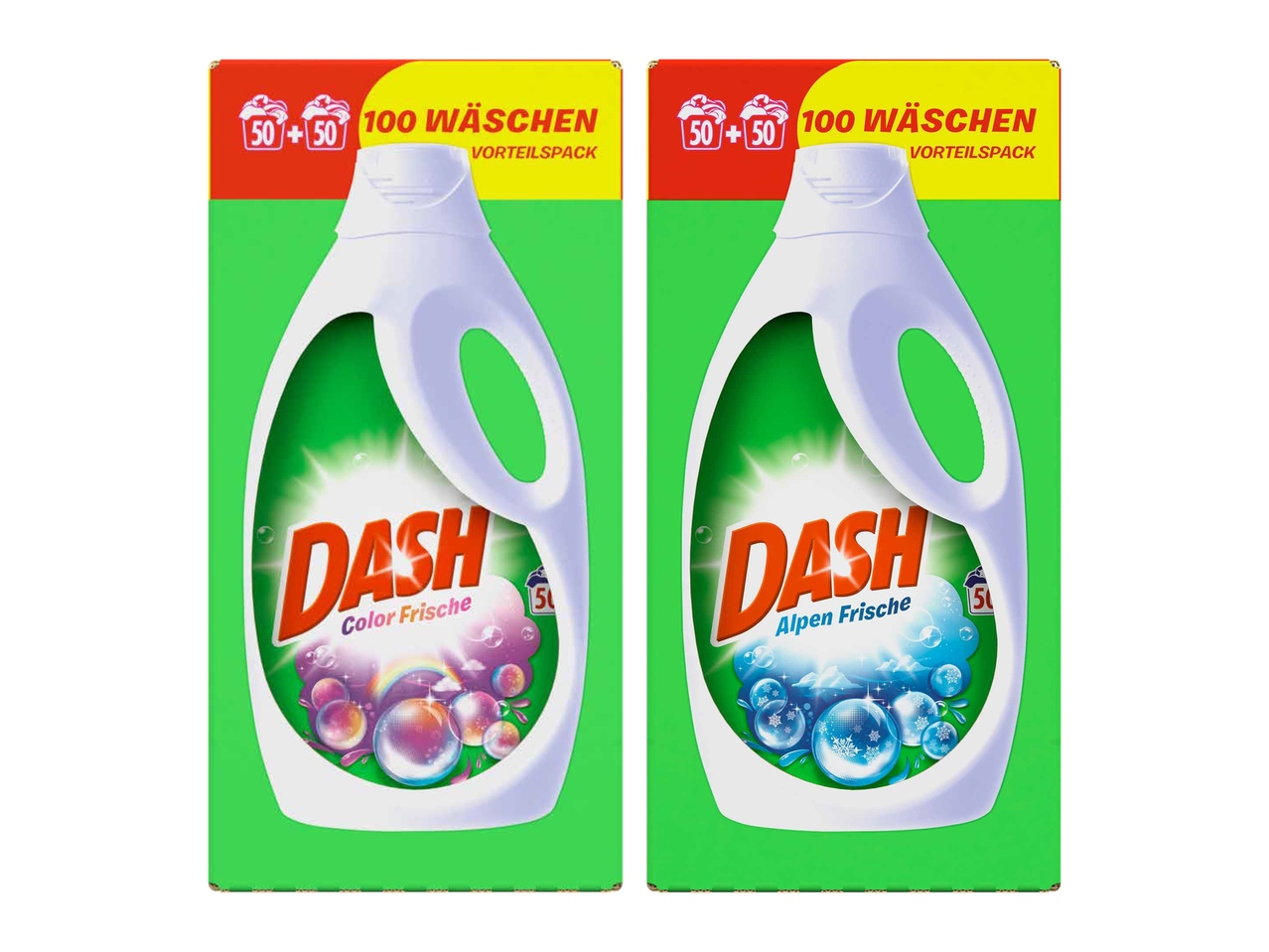 Lessive couleurs liquide/ lessive universelle Dash