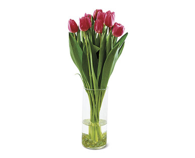 10 Stem Tulip Bouquet Assorted Colors
