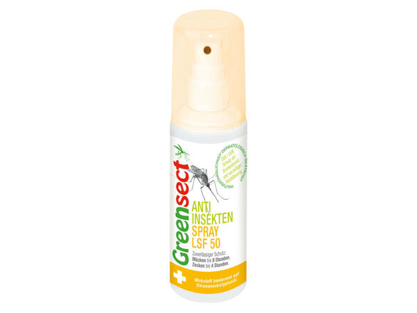 Greensect Anti Insekten Tropen Spray oder Anti Mücken Spray mit LSF 50