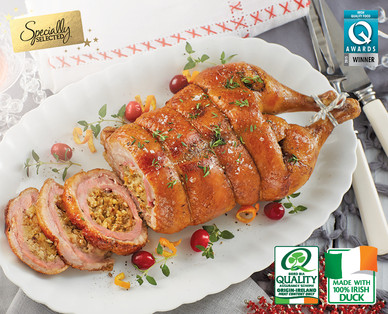 Specially Selected Part Boned Silverhill Irish Duck with Stuffing
