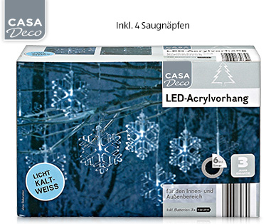 CASA Deco LED-Acrylvorhang