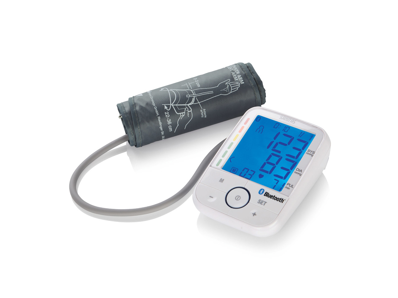 Měřič krevního tlaku s Bluetooth
