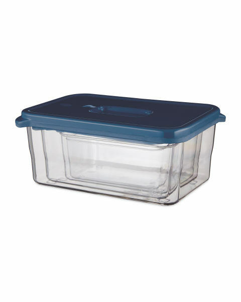 Blue Premium Food Containers 4 Pack