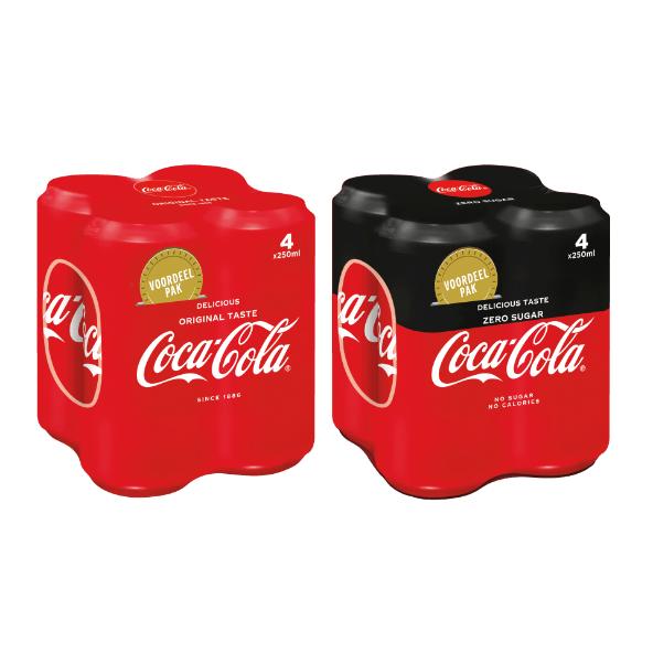 Coca-Cola Regular of Zero 4-pack