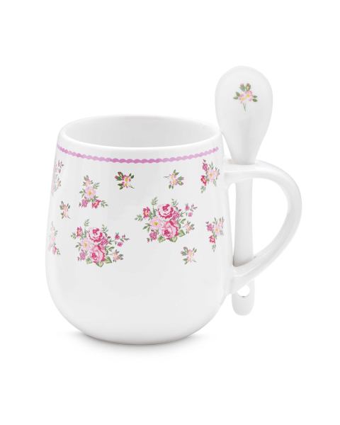 Crofton Blossom Mug & Spoon Set
