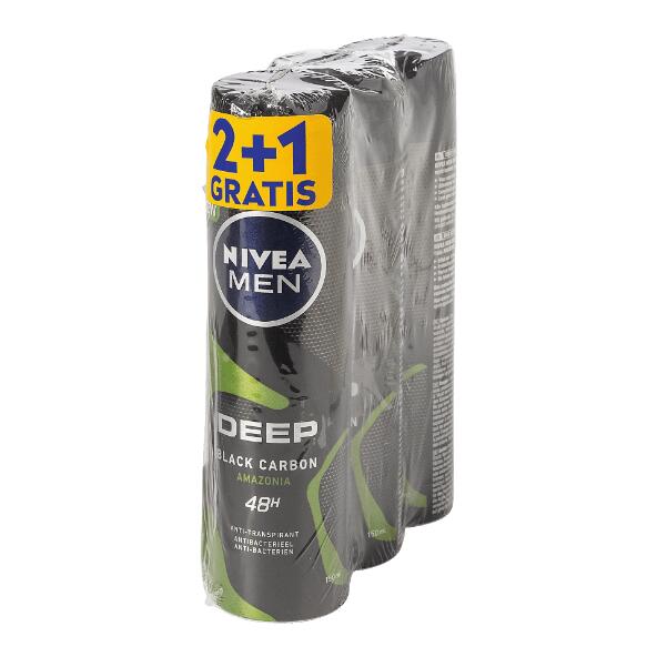 NIVEA(R) 				Deodorant für Herren, 3 St.