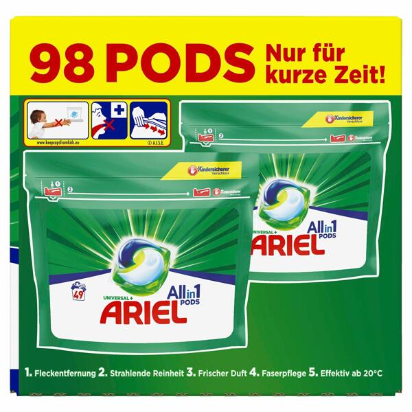 ARIEL All-in-1 PODS Universal 98 WL