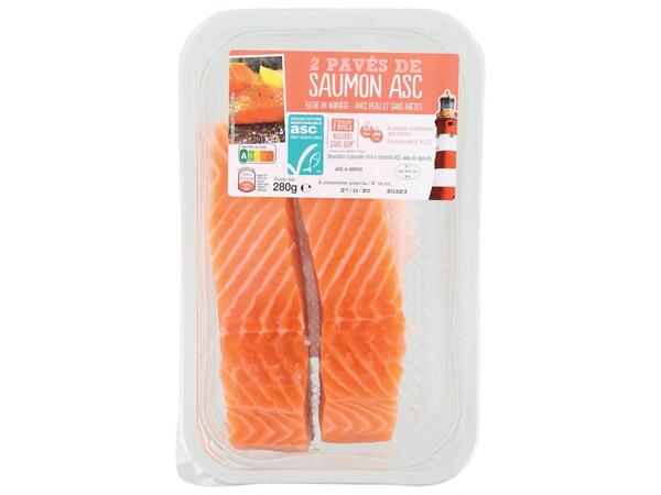 2 pavés de saumon ASC
