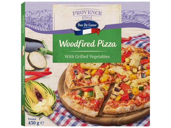 Provençal-Style Pizza with Grilled Vegetables