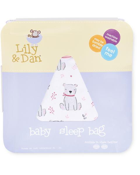Bear Girl Baby Sleep Bag 2.5 Tog