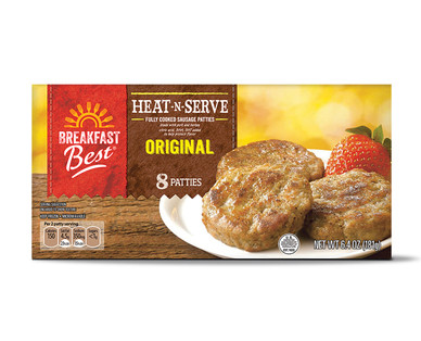Breakfast Best Heat 'N Serve Sausage Patties