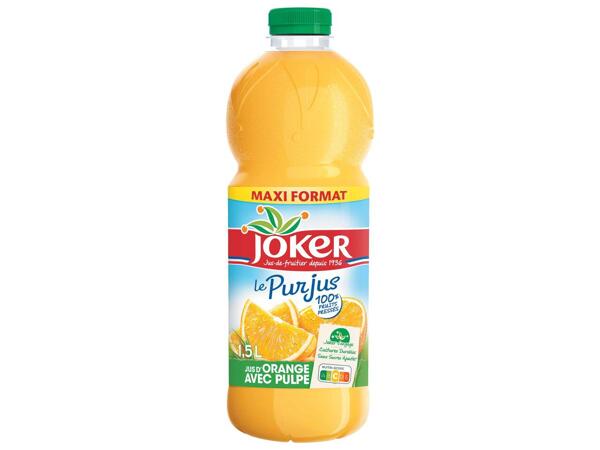 Joker jus d'orange avec pulpe