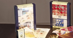 Boîte de collection pour monnaie ou timbres