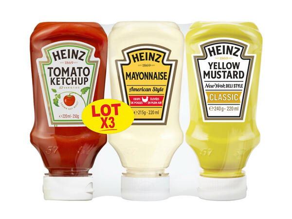 Heinz assortiment de sauces