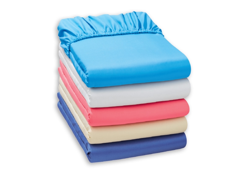 MERADISO Microfibre Sateen Fitted Sheet
