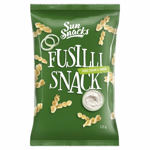 Sun Snacks Fusilli Snack 125 g*
