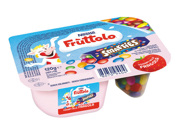 "Fruttolo" Yoghurt with Smarties