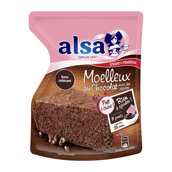 ALSA(R) 	 				Préparation pour gâteau moelleux au chocolat