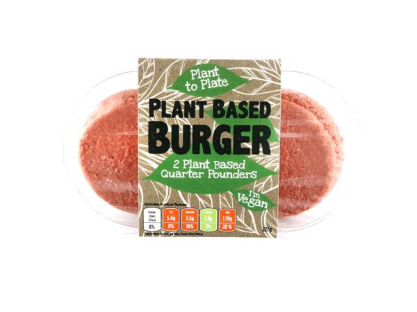 Plant to Plate Plant based Burger