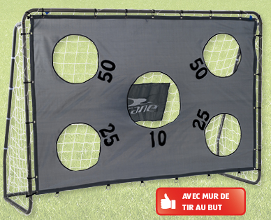 Cage de football avec mur de tir au but/Cages de football avec filets CRANE(R)