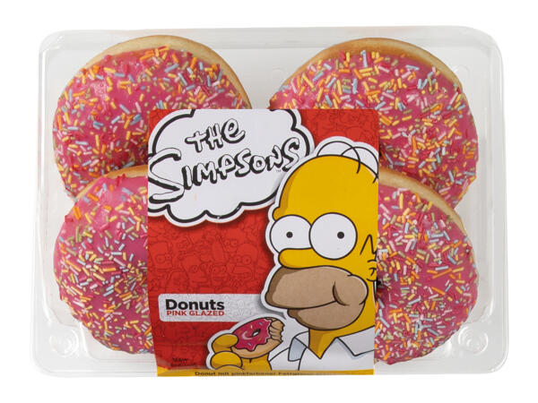 Simpsons Pink Donuts