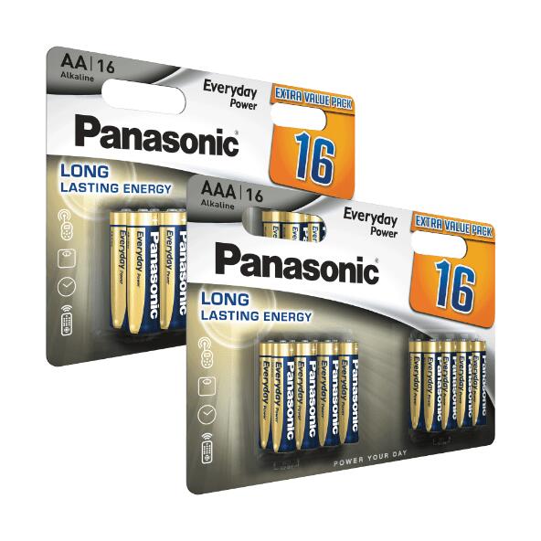 Panasonic batterijen 16-pack