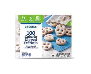 Fit & Active 100 Calorie Milk Chocolate or Yogurt Covered Pretzels