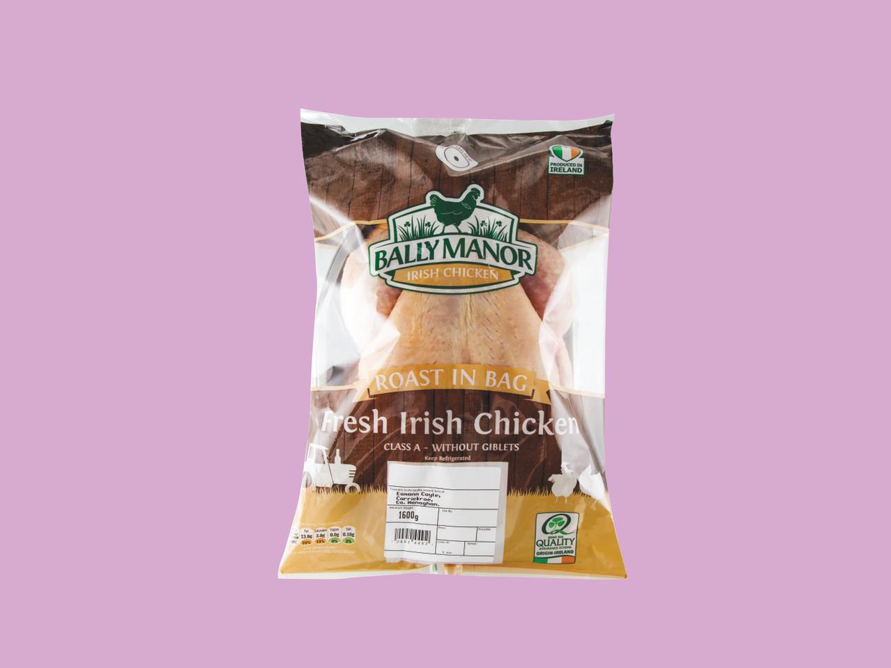 BALLY MANOR Fresh Irish Roast in Bag Chicken