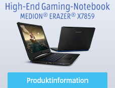 High-End Gaming-Notebook MEDION(R) ERAZER(R) X78591