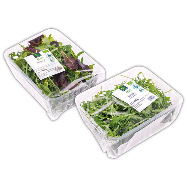 Bio-Salate sortiert