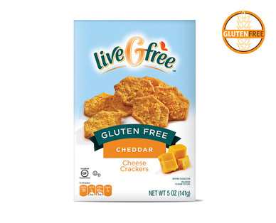 liveGfree Gluten Free Cheese Crackers