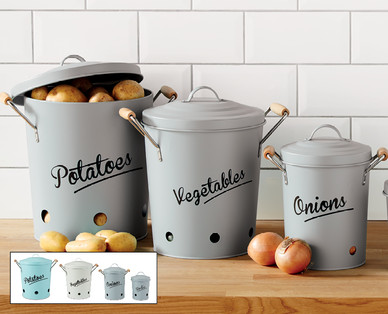 Vegetable Storage Canisters