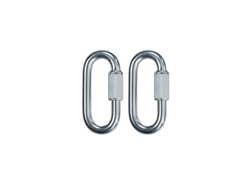 Carabiner Clips, Quick Connector Links or Shackle Hooks
