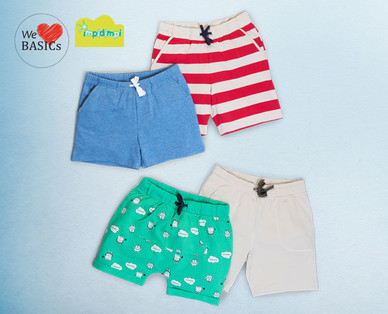WE LOVE BASICS Kinder-Shorts, Doppelpkg.