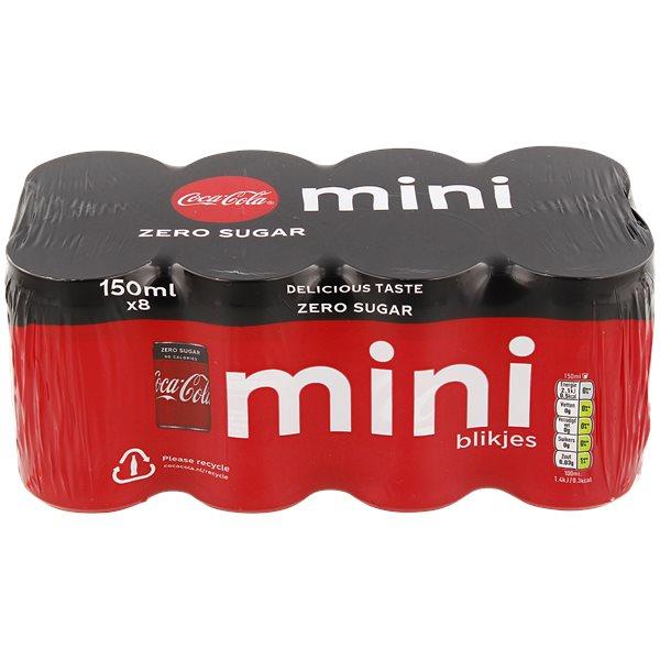 Coca Cola Zero mini-blikjes