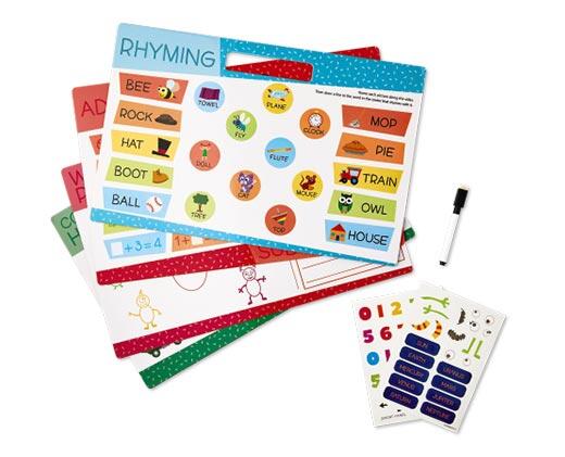 The Clever Factory 
 4-Pack Write and Wipe Learning Boards