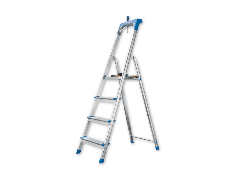 Powerfix(R) 4 Step Aluminium Household Ladder
