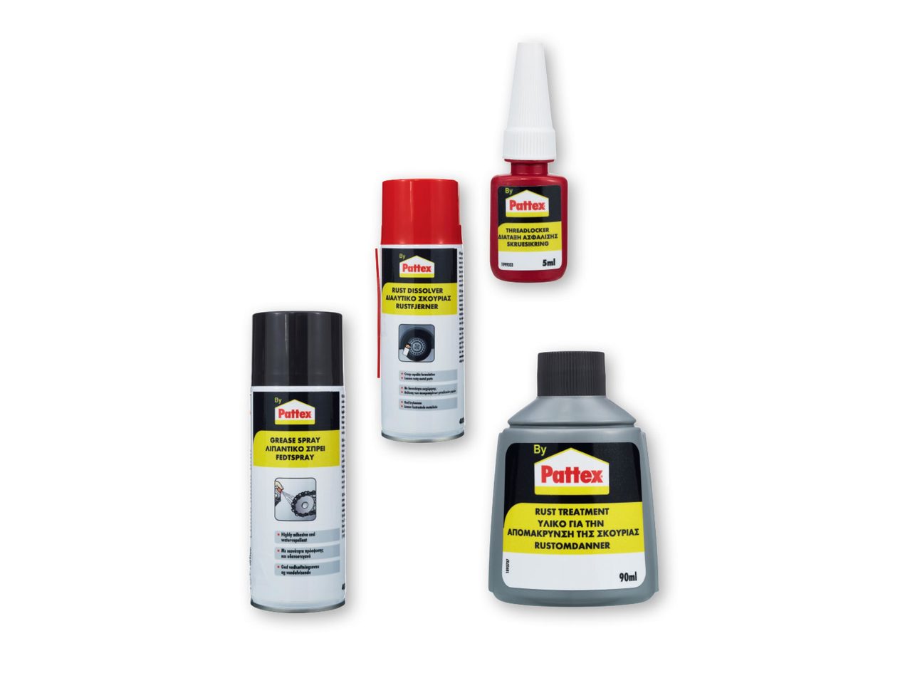 PATTEX Assorted Car Maintenance Sprays