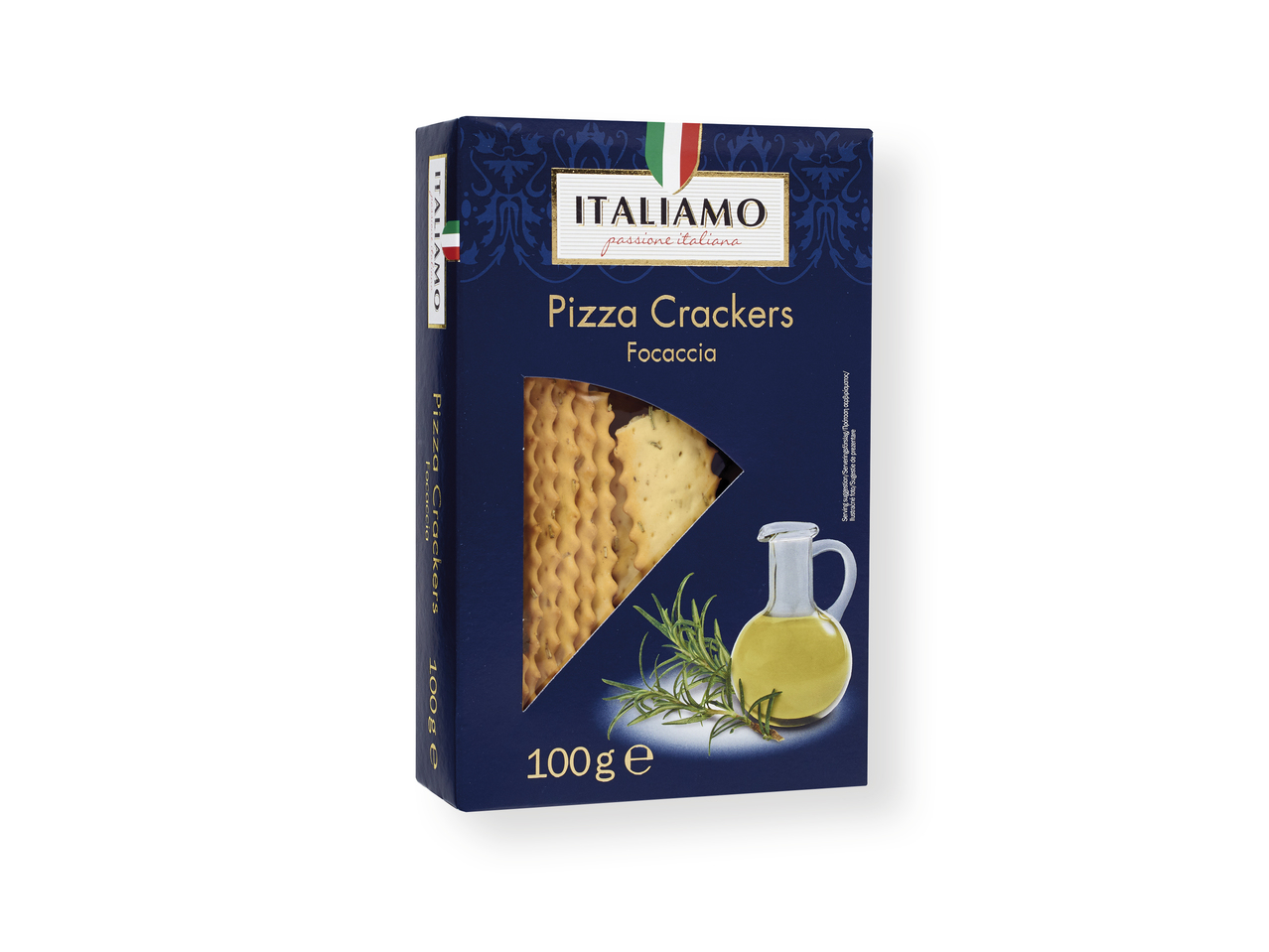 'Italiamo(R)' Snacks pizza crackers