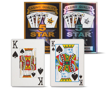5 Star Jumbo Poker or Playing Cards