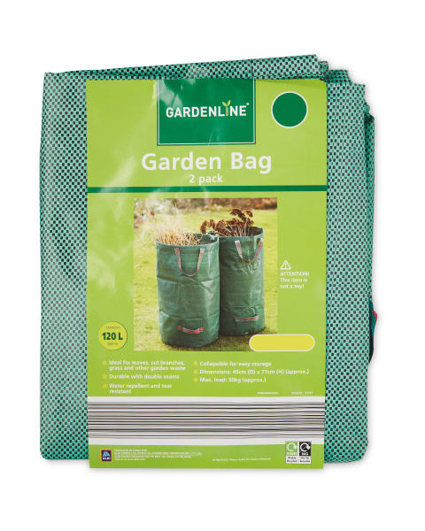 Gardenline Bag Set 120L 2-Pack