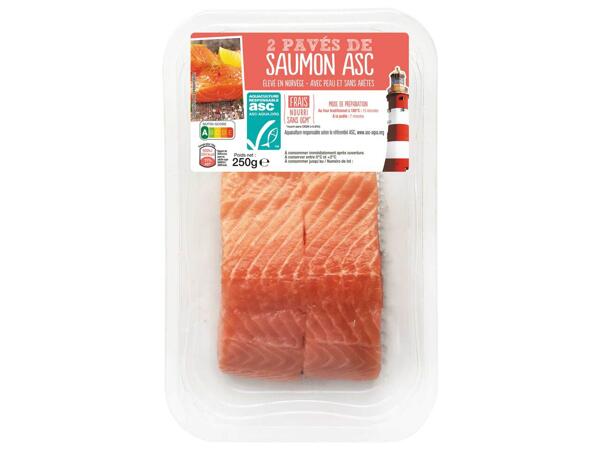 2 pavés de saumon ASC