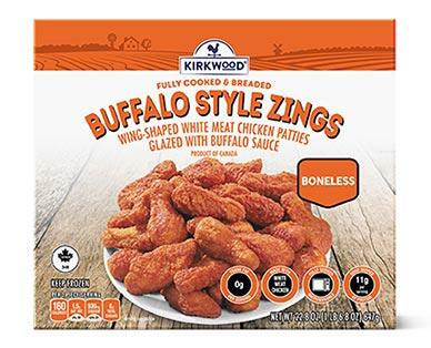 Kirkwood/Yummy 
 Buffalo Style Zings or All Veggie Dino Buddies