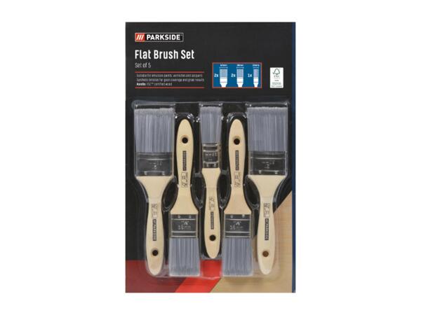 Parkside Paintbrush Set/Flat Brush Set