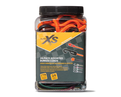 Auto XS 24-Pack Assorted Bungee Cords